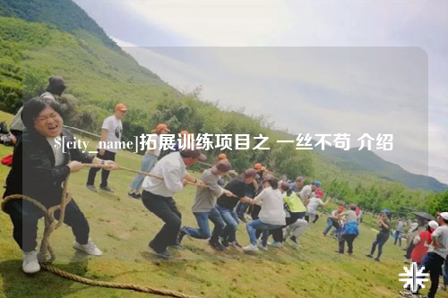 重庆拓展训练项目之 一丝不苟 介绍